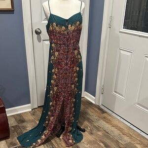 Free People Multicolor Floral Maxi Dress